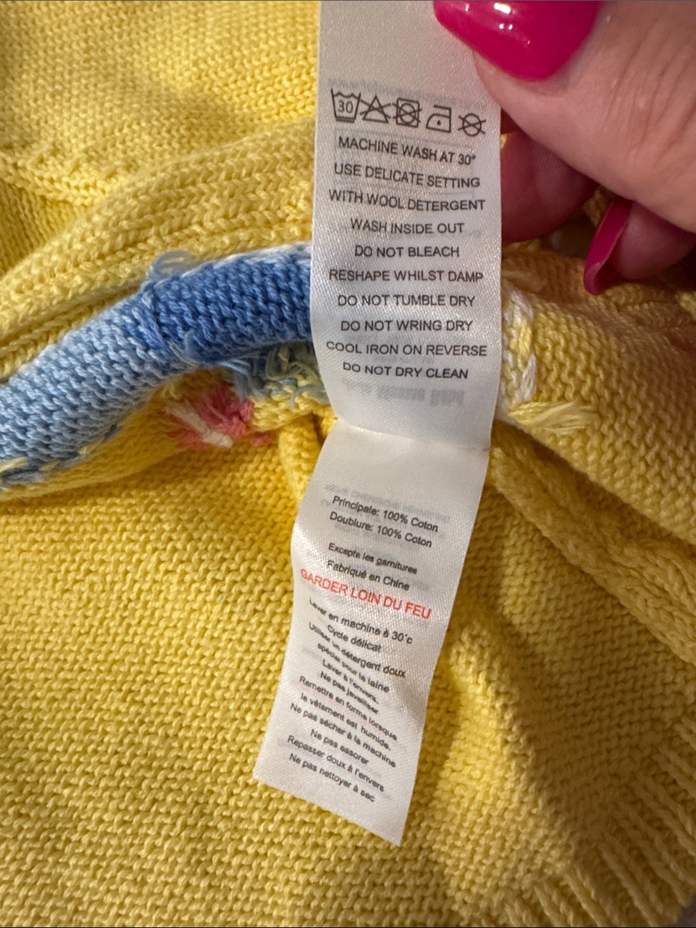 JoJo Maman Bébé Yellow Bird Embroidered Kids Matching Set - Picture 12 of 15